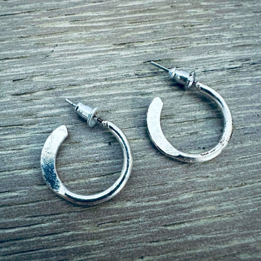 Silver Small Hoop Earrings